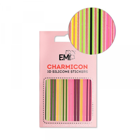 Charmicon 3D Silicone Stickers №129 Неоновые линии Charmicon 3D Silicone Stickers №129 Неоновые линии