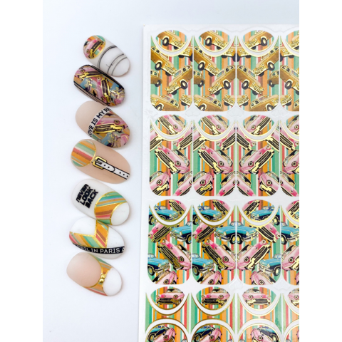 Naildress Slider Design Ретромобиль Naildress Slider Design Ретромобиль