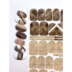 Naildress Slider Design №19 Коричневый мрамор Naildress Slider Design №19 Коричневый мрамор