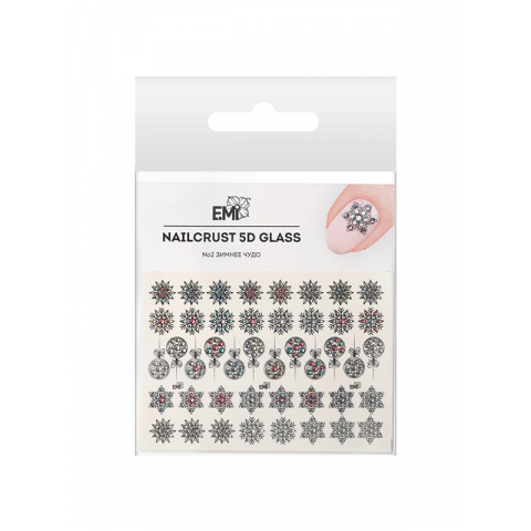 NAILCRUST 5D GLASS №2 Зимнее чудо