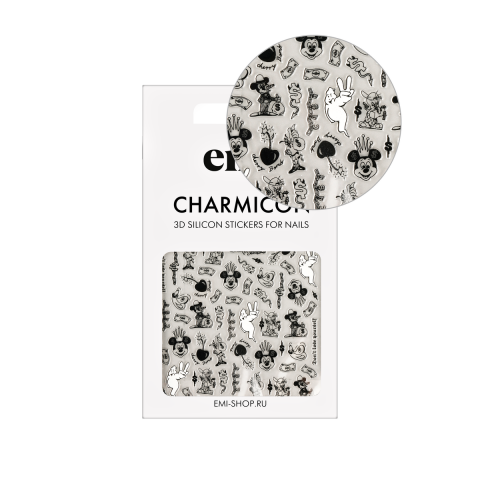 Charmicon 3D Silicone Stickers Любовь