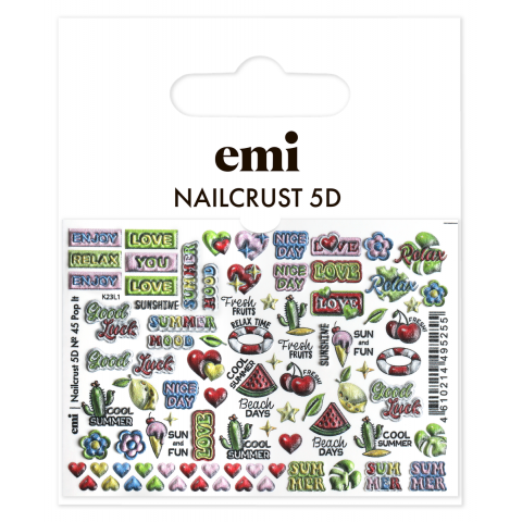 NAILCRUST 5D GLASS Украшения №1