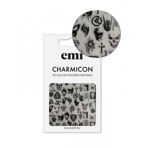 Charmicon 3D Silicone Stickers №182 Готика Charmicon 3D Silicone Stickers №182 Готика