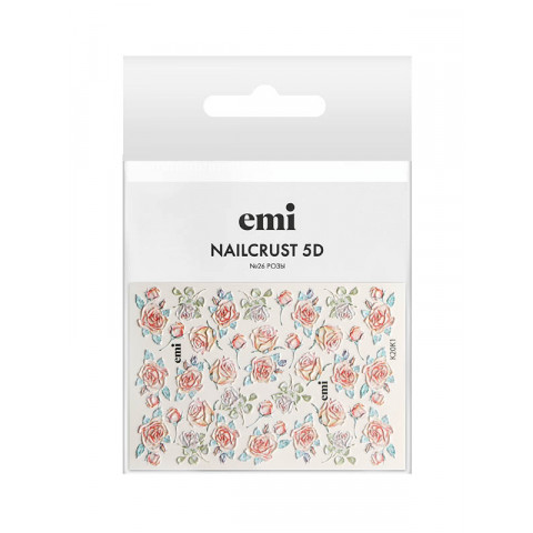 NAILCRUST 5D №26 Розы NAILCRUST 5D №26 Розы