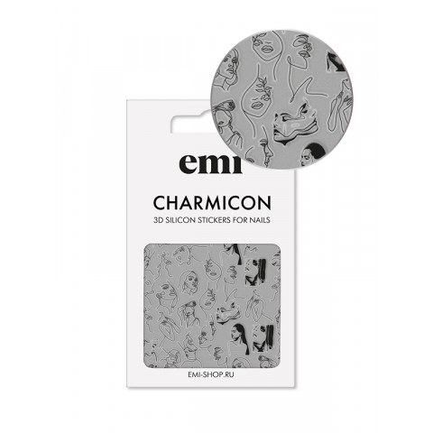 Charmicon 3D Silicone Stickers №172 Скетч