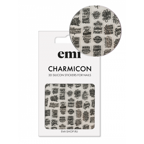 Charmicon 3D Silicone Stickers №230 Уличный стиль