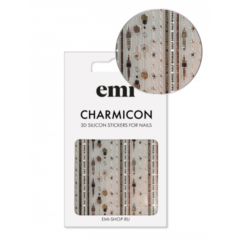 Charmicon 3D Silicone Stickers №224 Lucky