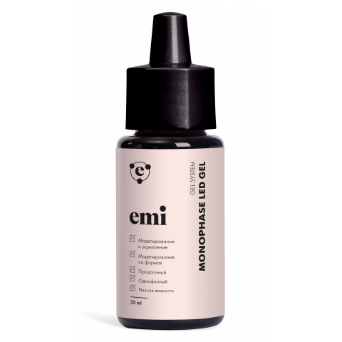 MonoPhase LED Gel в бутылочке, 30 мл. MonoPhase LED Gel в бутылочке, 30 мл.