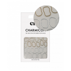 Charmicon 3D Silicone Stickers №241 Абстрактные цепи