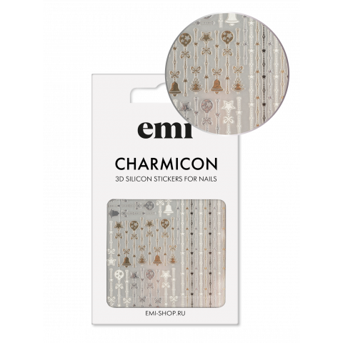 Charmicon 3D Silicone Stickers №226 Новогодний декор Charmicon 3D Silicone Stickers №226 Новогодний декор
