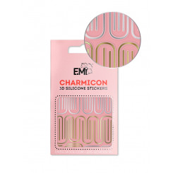 Charmicon 3D Silicone Stickers №147 Изогнутые линии