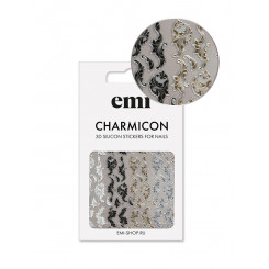 Charmicon 3D Silicone Stickers №155 Вензеля