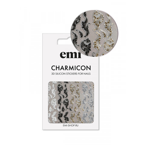 Charmicon 3D Silicone Stickers №155 Вензеля