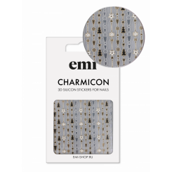 Charmicon 3D Silicone Stickers №200 Гирлянда
