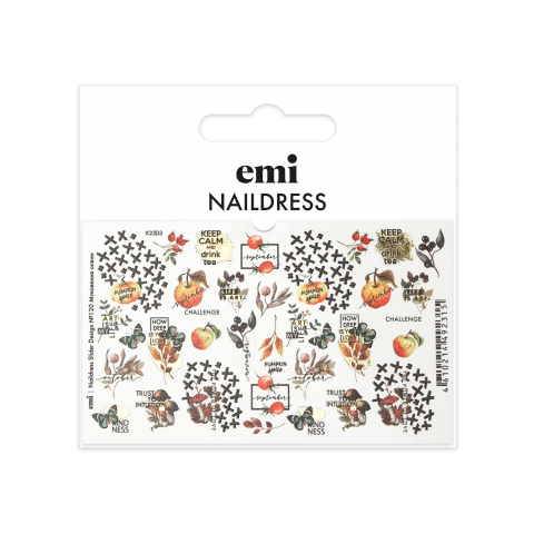 Naildress Slider Design №120 Мгновения осени