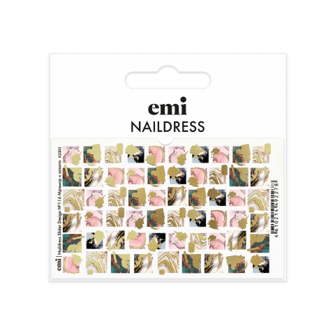 Naildress Slider Design №116 Мрамор и золото