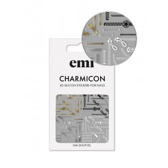 Charmicon 3D Silicone Stickers №170 Молнии