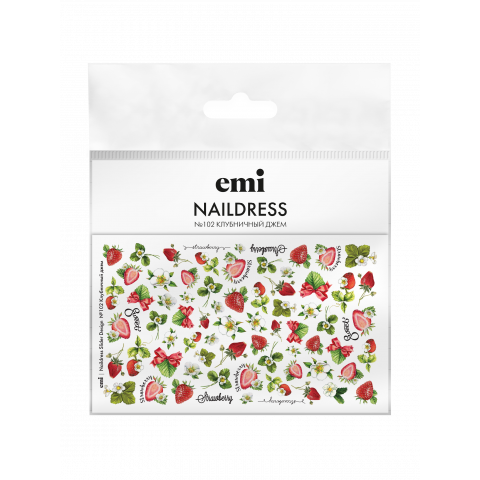 Naildress Slider Design №102 Клубничный джем