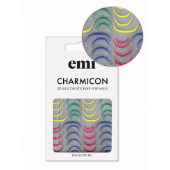 Charmicon 3D Silicone Stickers №205 Яркие лунулы