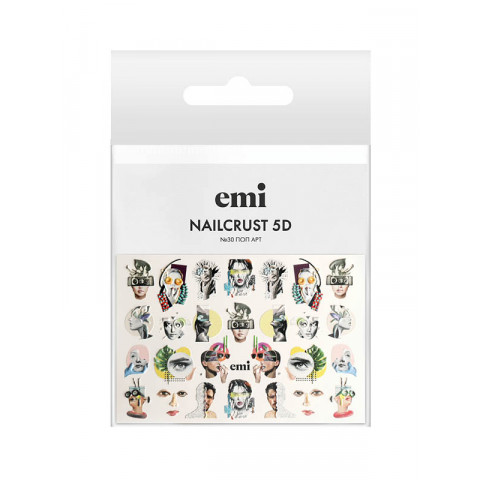 NAILCRUST 5D №30 Поп-арт