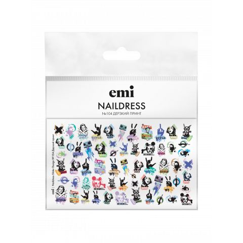 Naildress Slider Design №104 Дерзкий принт