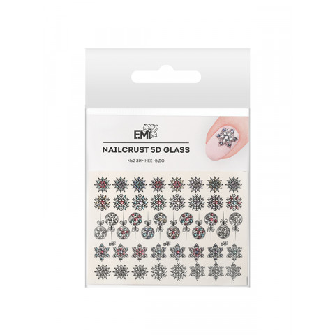 NAILCRUST 5D GLASS №2 Зимнее чудо NAILCRUST 5D GLASS №2 Зимнее чудо