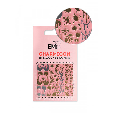 Charmicon 3D Silicone Stickers №165 Абстракция