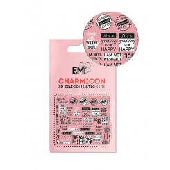 Charmicon 3D Silicone Stickers №144 Be Nice
