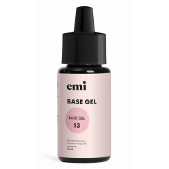 E.MiLac Base Gel Жемчужно-розовый №13, 30 мл