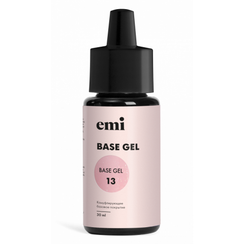 E.MiLac Base Gel Жемчужно-розовый №13, 30 мл