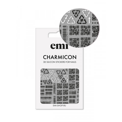 Charmicon 3D Silicone Stickers №175 Шифр
