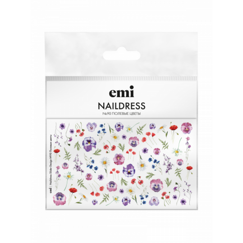 Naildress Slider Design №90 Полевые цветы