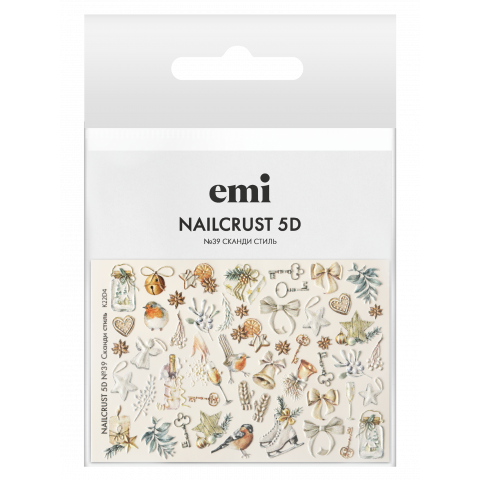 NAILCRUST 5D №39 Сканди стиль