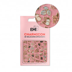 Charmicon 3D Silicone Stickers №137 Веточки и ягоды