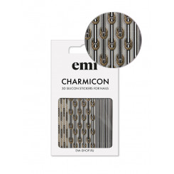 Charmicon 3D Silicone Stickers №157 Ремни