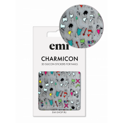 Charmicon 3D Silicone Stickers №208 Easy-breezy