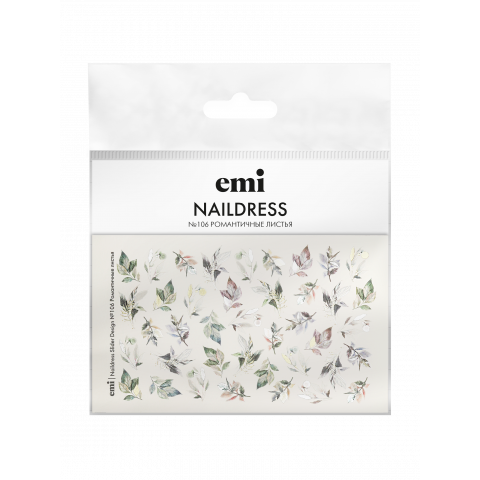 Naildress Slider Design №106 Романтичные листья
