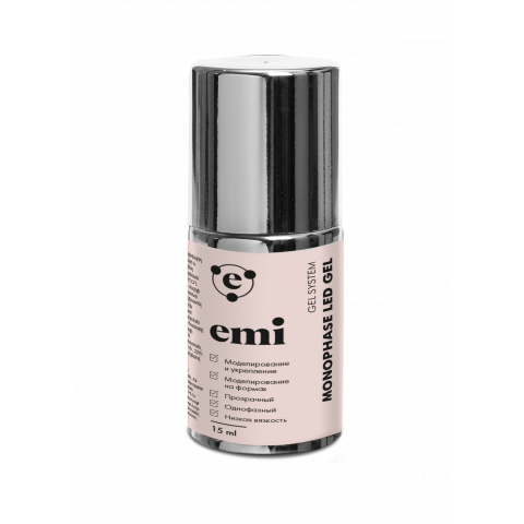 MonoPhase LED Gel в бутылочке, 15 мл. MonoPhase LED Gel в бутылочке, 15 мл.