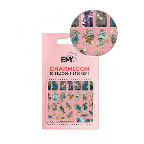 Charmicon 3D Silicone Stickers №142 Мрамор Charmicon 3D Silicone Stickers №142 Мрамор