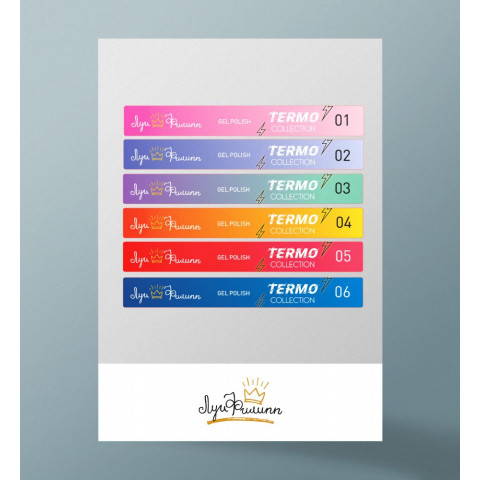 Наклейки на типсы Луи Филипп Termo Collection