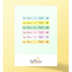Наклейки на типсы Луи Филипп Pastel Collection