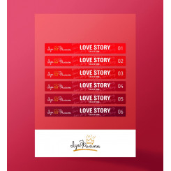 Наклейки на типсы Луи Филипп Love Story Collection