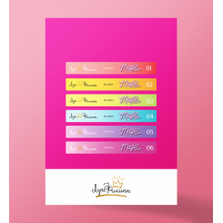 Наклейки на типсы Луи Филипп Magic Neon Collection