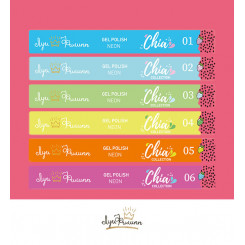 Наклейки на типсы Луи Филипп Chia Neon Collection Наклейки на типсы Луи Филипп Chia Neon Collection