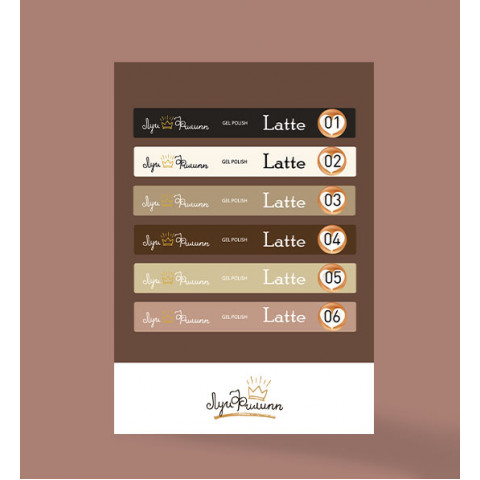 Наклейки на типсы Луи Филипп Latte