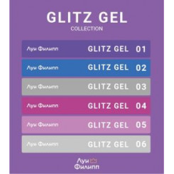 Наклейки на типсы Луи Филипп Glitz Gel Collection Наклейки на типсы Луи Филипп Glitz Gel Collection