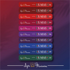 Наклейки на типсы Луи Филипп X-mas