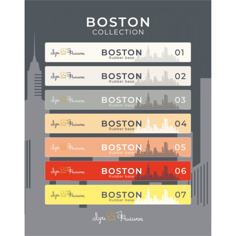 Наклейки на типсы Луи Филипп Rubber Base Boston