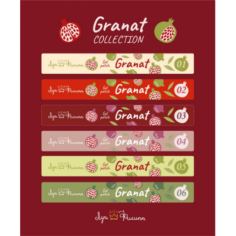 Наклейки на типсы Луи Филипп Granat