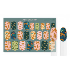 Луи Филипп Nail Wraps LEOPARD
